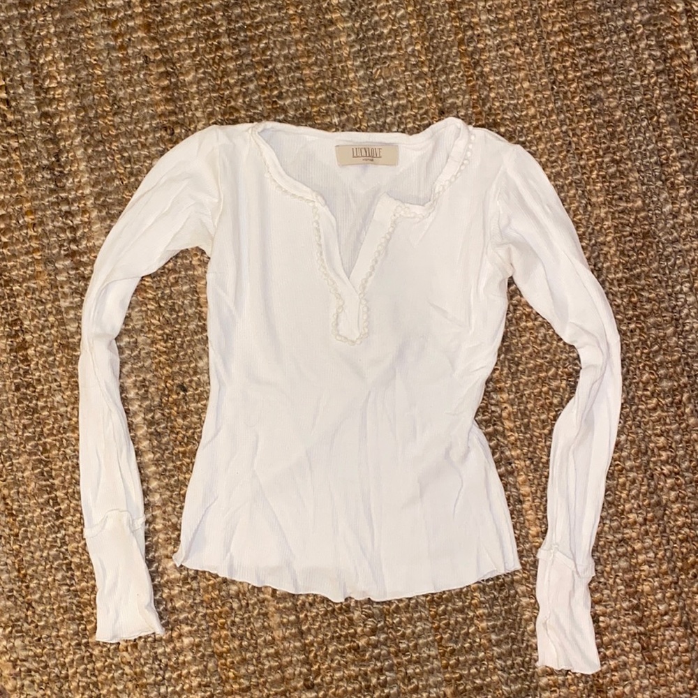 white thermal top